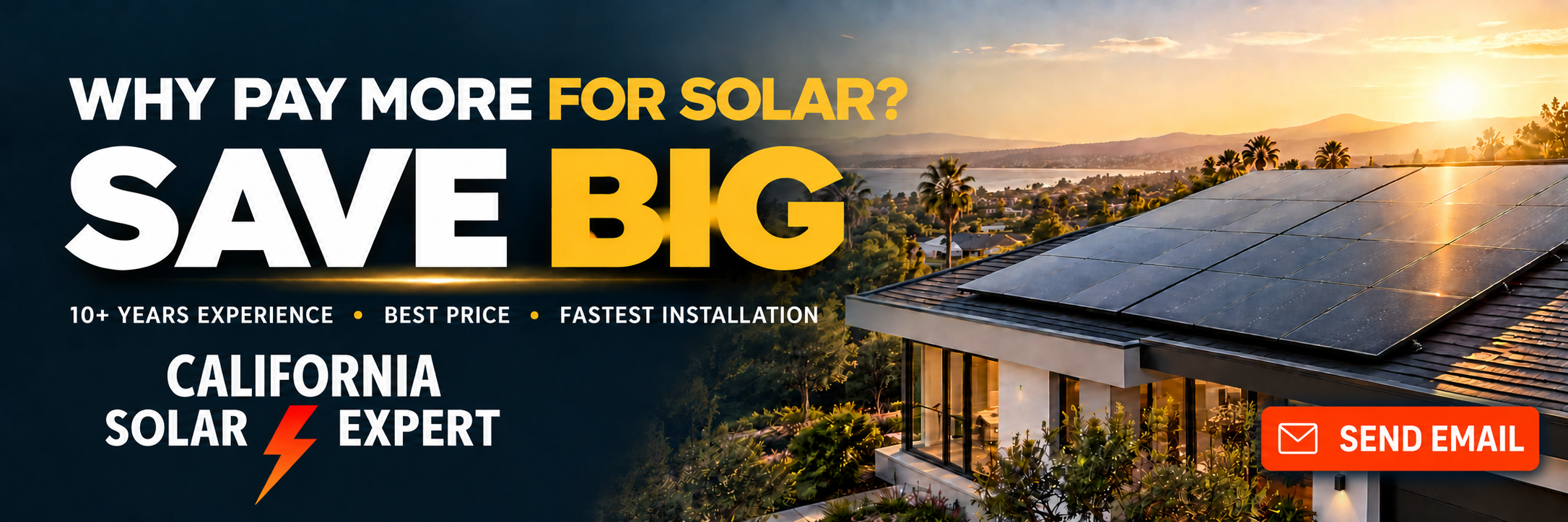 California Solar Expert: Save big. 10+ years experience, best price, fastest installation. Send email.